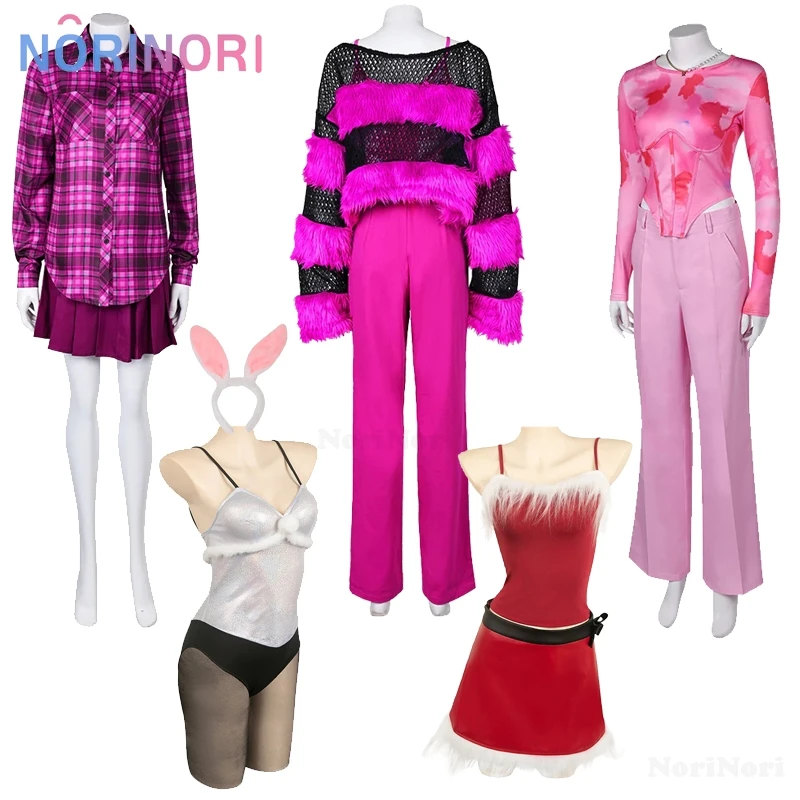 

Mean 2024 Girls Outfit Cosplay Cady Janis Regina Cosplay Costume Halloween Carnival Party Pink Purple Adult Women Clothes Suit