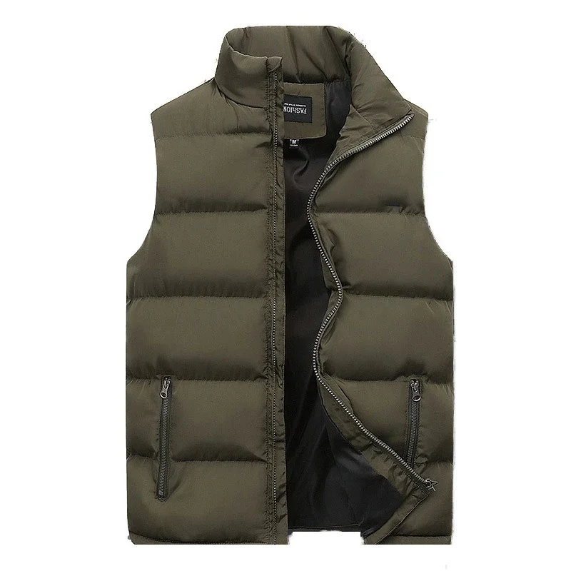 Fashion Male Casual Zipper Sleeveless Jacket Outwear Autumn Winter Men's Warm Sleeveless Jacket Vest Jacket Short Coat
Fashion Male Casual Zipper Sleeveless Jacket Outwear Autumn Winter Men's Warm Sleeveless Jacket Vest Jacket Short Coat