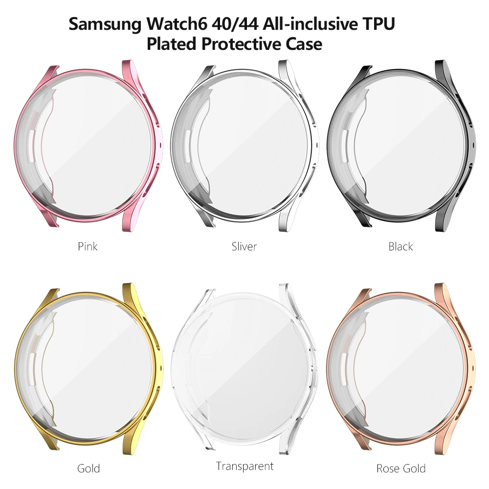 Case 6 40mm 44mm Screen Protector For Samsung Galaxy Watch TPU All-Round Bumper Protector 40mm 44mm For Watch 6
Case 6 40mm 44mm Screen Protector For Samsung Galaxy Watch TPU All-Round Bumper Protector 40mm 44mm For Watch 6