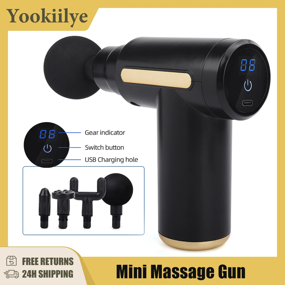 

Fascia Gun Muscle Massage Gun Deep Tissue Muscle Handheld Percussion Massager for Body Back and Neck Pain Relief