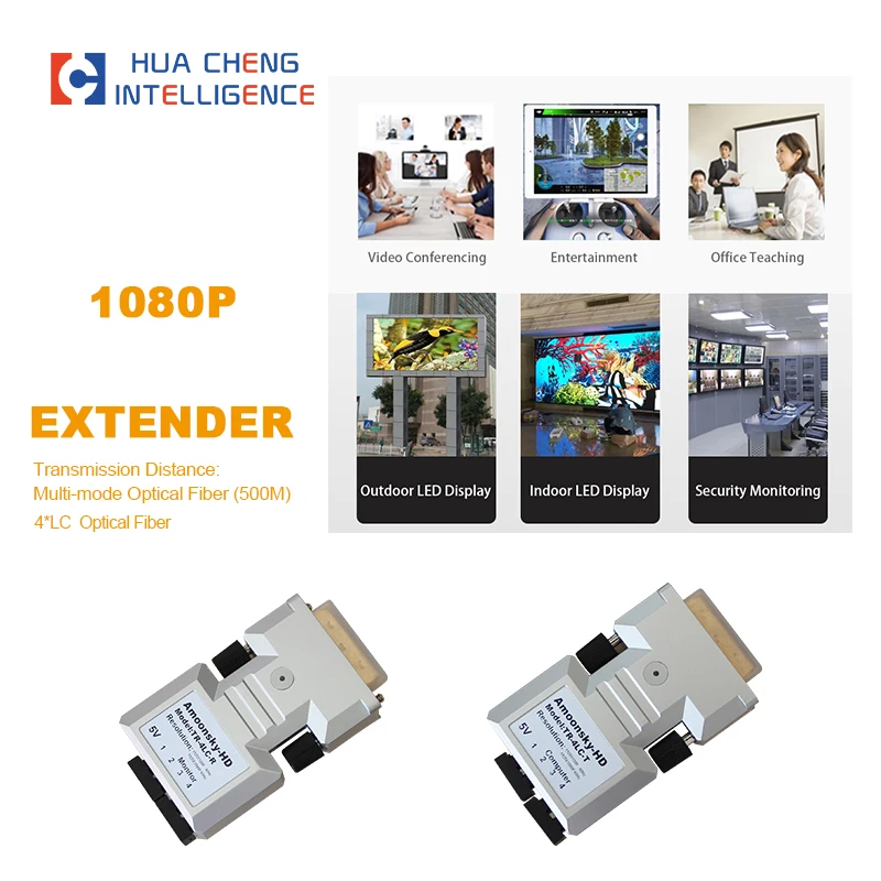 AMS-DTR4L 500M 1920*1080@60Hz Multimode DVI Optic Fiber Extender 4LC Fiber Optic DVI transceiver
AMS-DTR4L 500M 1920*1080@60Hz Multimode DVI Optic Fiber Extender 4LC Fiber Optic DVI transceiver