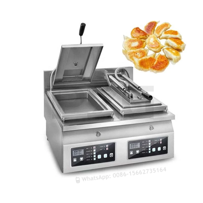 

Automatic 110V 220V Electric Gyoza Dumpling Grilling Machine Grilled Momo Making Machine Frying Machine For Samosa Dumpling