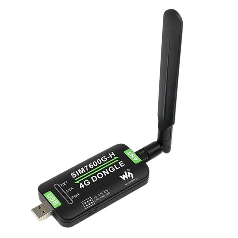 Waveshare SIM7600G-H 4G DONGLE Module An Internet Access Module For Raspberry Pi GNSS Global Communication
Waveshare SIM7600G-H 4G DONGLE Module An Internet Access Module For Raspberry Pi GNSS Global Communication