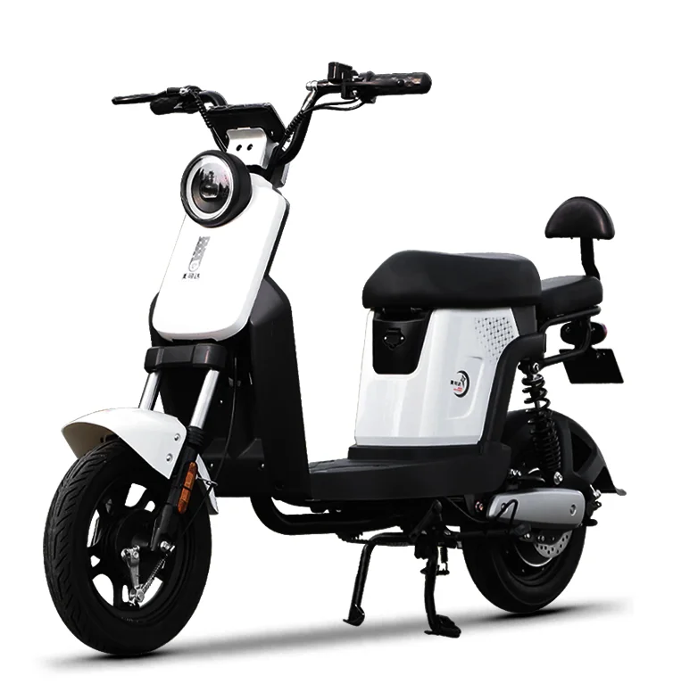 

350w 500w low price electric bike scooter moped for adult teenager family use With pedals Disc Brake