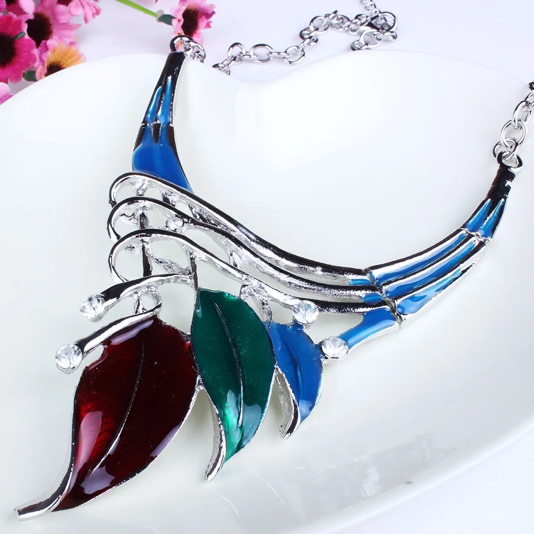 Green Purple Black Leaf Necklace Earring Sets Enamel Cocktail Statement Crystal Jewelry Set Fashion Green Leaves Nickel Free 12 Mallzona Sc60c862328944528bf873b205752d8e6K Green Purple Black Leaf Necklace Earring Sets Enamel Cocktail Statement Crystal Jewelry Set Fashion Green Leaves Nickel Free Mallzona