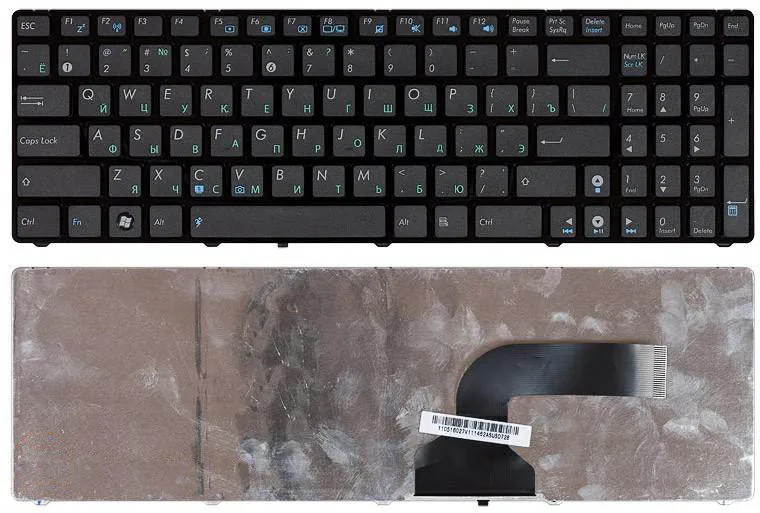 Клавиатура для Asus X75 русская черная с рамкой маленькой кнопкой Enter | Компьютеры и