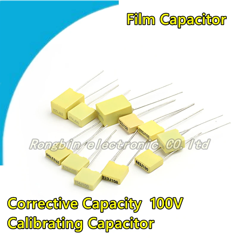 50PCS Film Capacitor Corrective Capacity DIP 100V ±5% Calibrating Capacitor 102/472/103/223/473/104/224/474/105 100NF 1UF 1nf
50PCS Film Capacitor Corrective Capacity DIP 100V ±5% Calibrating Capacitor 102/472/103/223/473/104/224/474/105 100NF 1UF 1nf