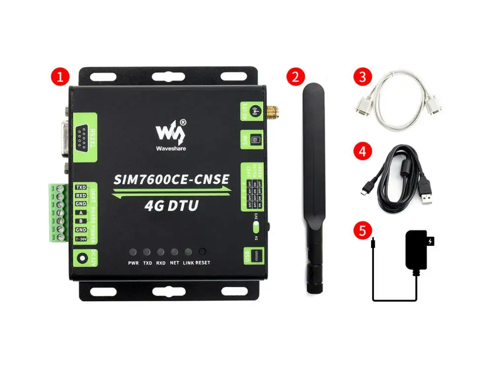 Waveshare промышленный класс SIM7600CE-CNSE 4G DTU, RS232/485/TTL до 4G LTE, для Китая, Юго-Восточной Азии
Waveshare промышленный класс SIM7600CE-CNSE 4G DTU, RS232/485/TTL до 4G LTE, для Китая, Юго-Восточной Азии