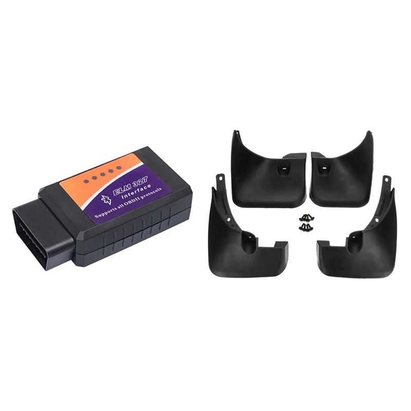 Мини-сканер Obd2 Bluetooth Pro Obdii Elm327 Obd2 V2.1 Obd инструмент 1 комплект с автомобильными передними и задними брызговиками
Мини-сканер Obd2 Bluetooth Pro Obdii Elm327 Obd2 V2.1 Obd инструмент 1 комплект с автомобильными передними и задними брызговиками
