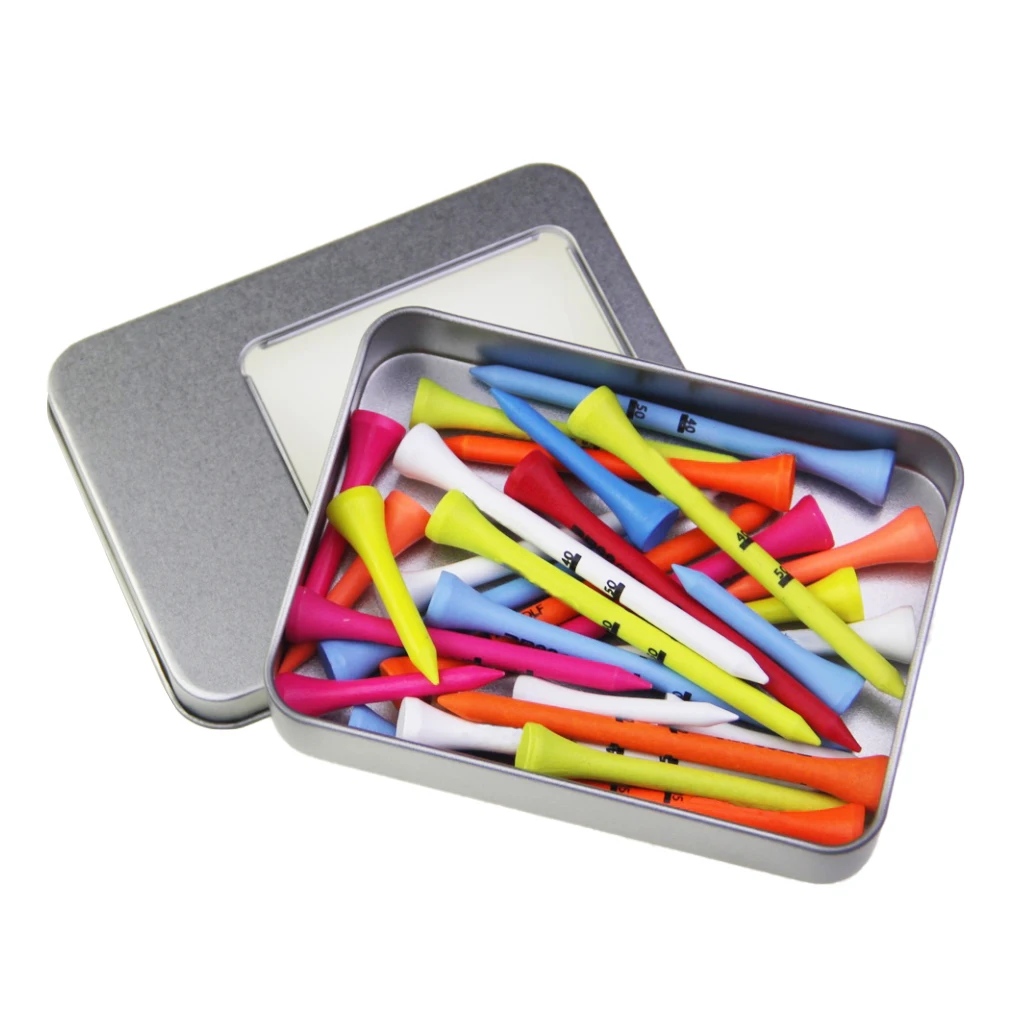 30Pcs/Box Durable Wood Golf Tees 42/70/83mm with Storage Case Practice Training Multicolor Assorted Reusable Golf Ball Holder
30Pcs/Box Durable Wood Golf Tees 42/70/83mm with Storage Case Practice Training Multicolor Assorted Reusable Golf Ball Holder
