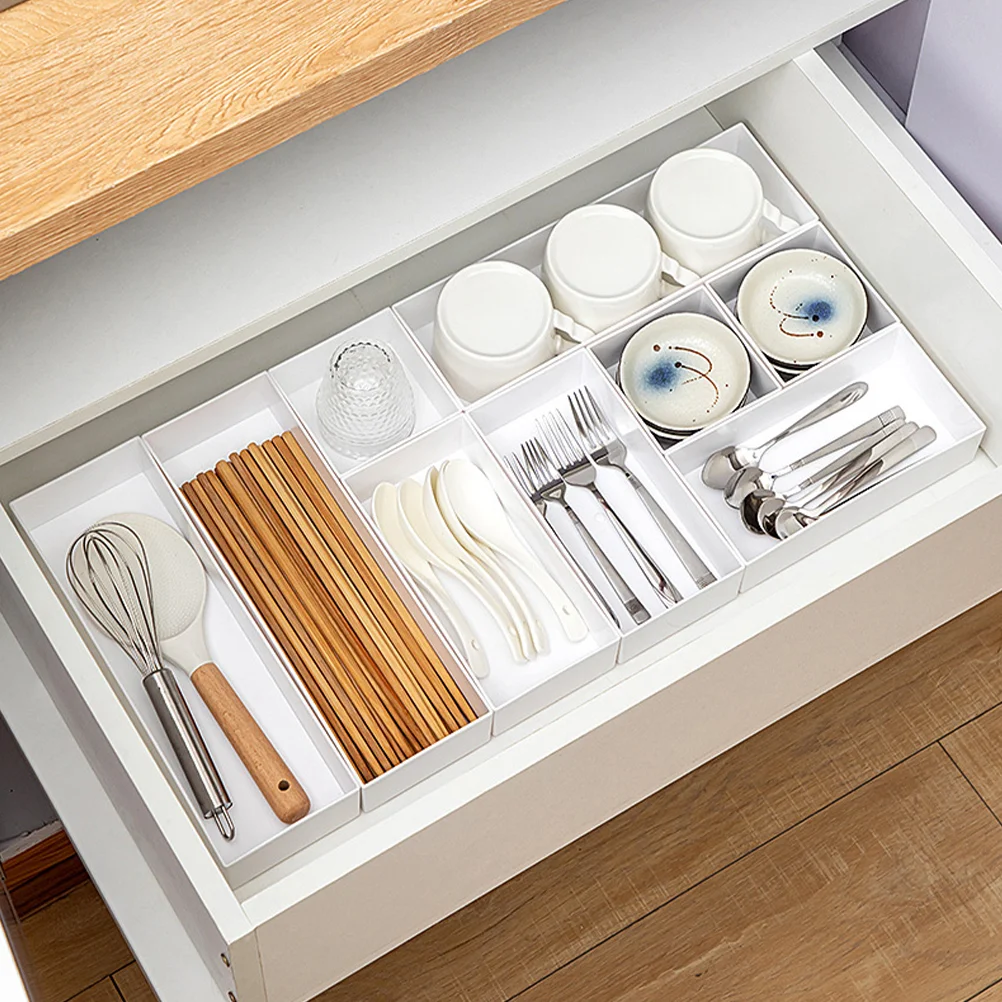 6pcs Cutlery Box Kitchen Drawer Cutlery Box Kitchen Flatware Storage Classification Box
6pcs Cutlery Box Kitchen Drawer Cutlery Box Kitchen Flatware Storage Classification Box