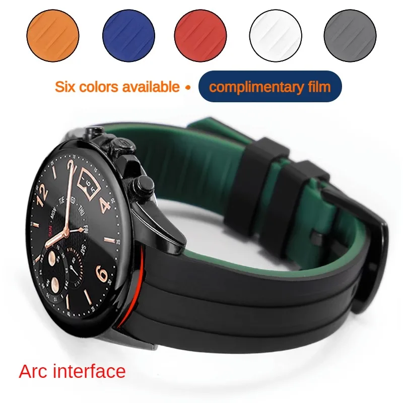 Rubber Watch Band Substitute For Watch4 GT 2 3 Pro Series Arc Interface Silicone Strap 22mm
Rubber Watch Band Substitute For Watch4 GT 2 3 Pro Series Arc Interface Silicone Strap 22mm