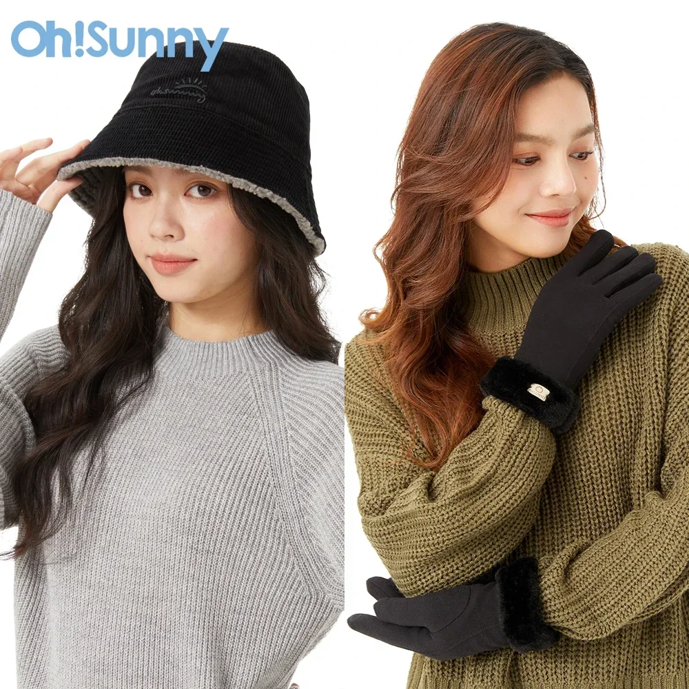 Новые модные женские перчатки и шапки OhSunny, теплые рукавицы для вождения на осень и зиму, ветрозащитные женские уличные рукавицы
Новые модные женские перчатки и шапки OhSunny, теплые рукавицы для вождения на осень и зиму, ветрозащитные женские уличные рукавицы