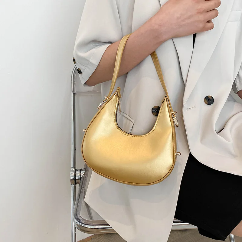 New PU Leather Women Luxury Designer Handbag Purses 2023 Fashion Vintage Double Zipper Half Moon Crescent Hobos Shoulder Bags
New PU Leather Women Luxury Designer Handbag Purses 2023 Fashion Vintage Double Zipper Half Moon Crescent Hobos Shoulder Bags