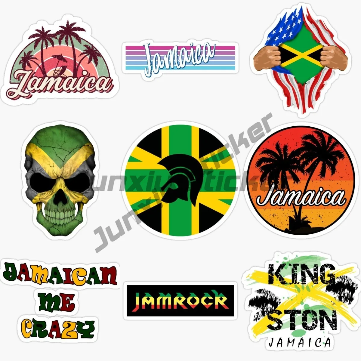 Creativity Jamaican National Flag Car Sticker Decal Decor Auto Motocross Racing Car Laptop Helmet Trunk Vinyl Waterproof Decal
Creativity Jamaican National Flag Car Sticker Decal Decor Auto Motocross Racing Car Laptop Helmet Trunk Vinyl Waterproof Decal