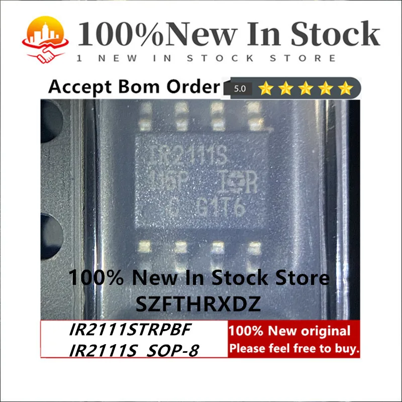 100% Новый оригинальный драйвер IR2111STRPBF SOP-8 IR2111S SOP8 600 в 2-выход высокий и низкий боковой половина Brdg Inv/не-Inv 8-контактный (10 шт.)
100% Новый оригинальный драйвер IR2111STRPBF SOP-8 IR2111S SOP8 600 в 2-выход высокий и низкий боковой половина Brdg Inv/не-Inv 8-контактный (10 шт.)