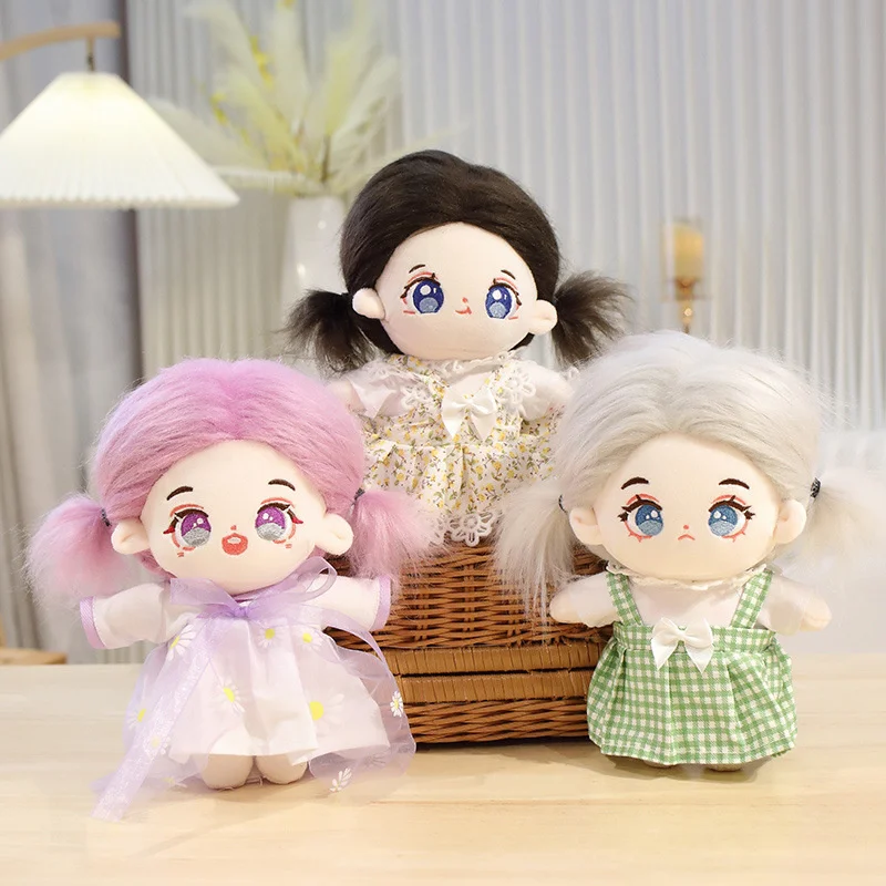 20cm Cotton Doll Without Attribute Star Doll Humanoid Doll With Long Hair And Curly Hair Cute Doll
20cm Cotton Doll Without Attribute Star Doll Humanoid Doll With Long Hair And Curly Hair Cute Doll