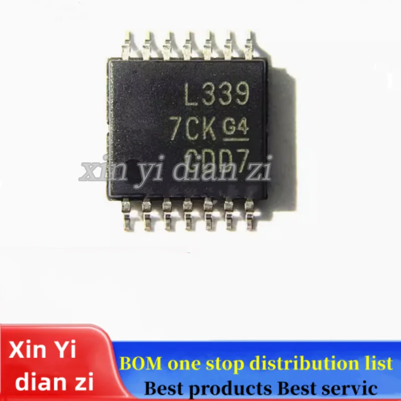 10 шт./лот LM339PWR LM339 TSSOP-14 четырехсторонний дифференциальный компаратор ic chips в наличии
10 шт./лот LM339PWR LM339 TSSOP-14 четырехсторонний дифференциальный компаратор ic chips в наличии