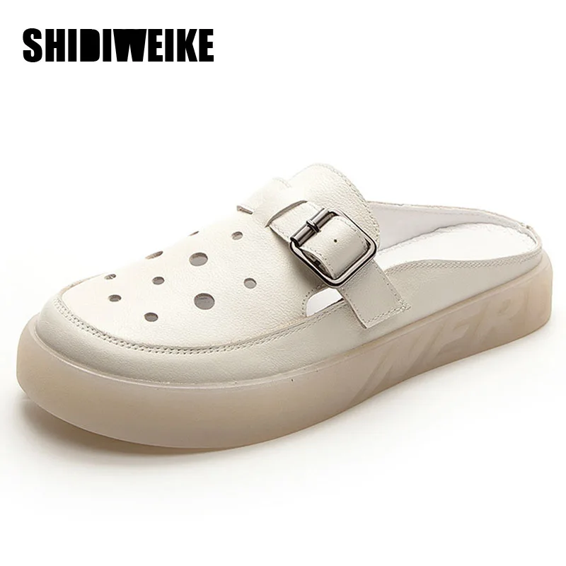 SDWK 3cm Women Sneakers Slippers Breathable Mesh Casual Mules Shoes Female Sneaker Lace Up Leisure Women genuine leather Slides
SDWK 3cm Women Sneakers Slippers Breathable Mesh Casual Mules Shoes Female Sneaker Lace Up Leisure Women genuine leather Slides