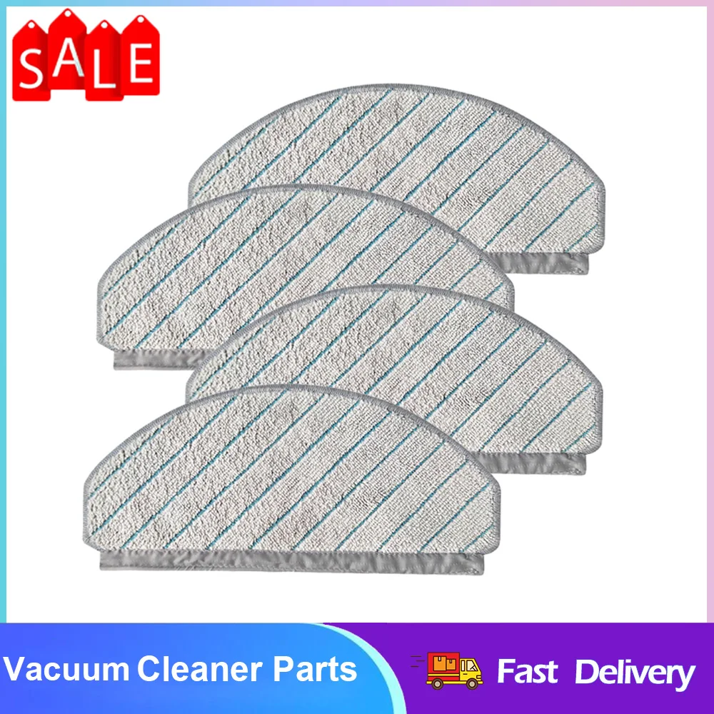 4pcs Mop Cloth For ECOVACS For Deebot X1 / T10 Plus Robot Vacuum Cleaner Replacement Parts Mop Pads Accessories
4pcs Mop Cloth For ECOVACS For Deebot X1 / T10 Plus Robot Vacuum Cleaner Replacement Parts Mop Pads Accessories