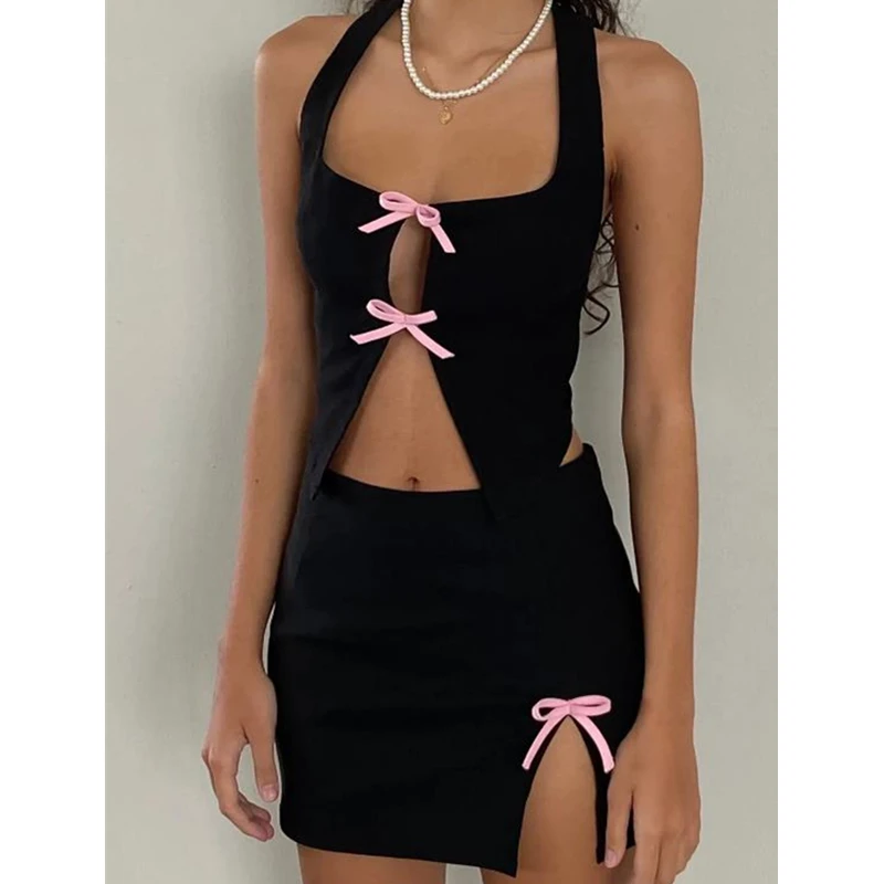 Vintage Outfit Aesthetic Women Streetwear Sleeveless Square Collar Crop Top and Mini Skirt 2000s Fairycore Grunge Clothes Set
Vintage Outfit Aesthetic Women Streetwear Sleeveless Square Collar Crop Top and Mini Skirt 2000s Fairycore Grunge Clothes Set