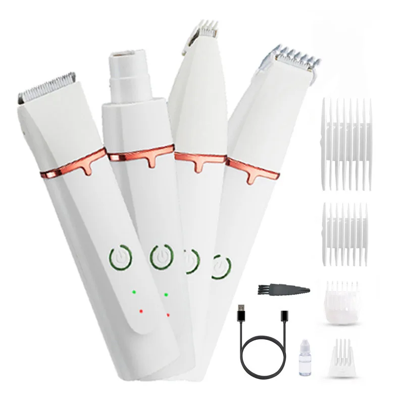 4 In 1 Pet Electric Hair Clipper with 4 Blades Grooming Trimmer Nail Grinder Professional Recharge Haircut for Dogs Cat Manicure
4 In 1 Pet Electric Hair Clipper with 4 Blades Grooming Trimmer Nail Grinder Professional Recharge Haircut for Dogs Cat Manicure