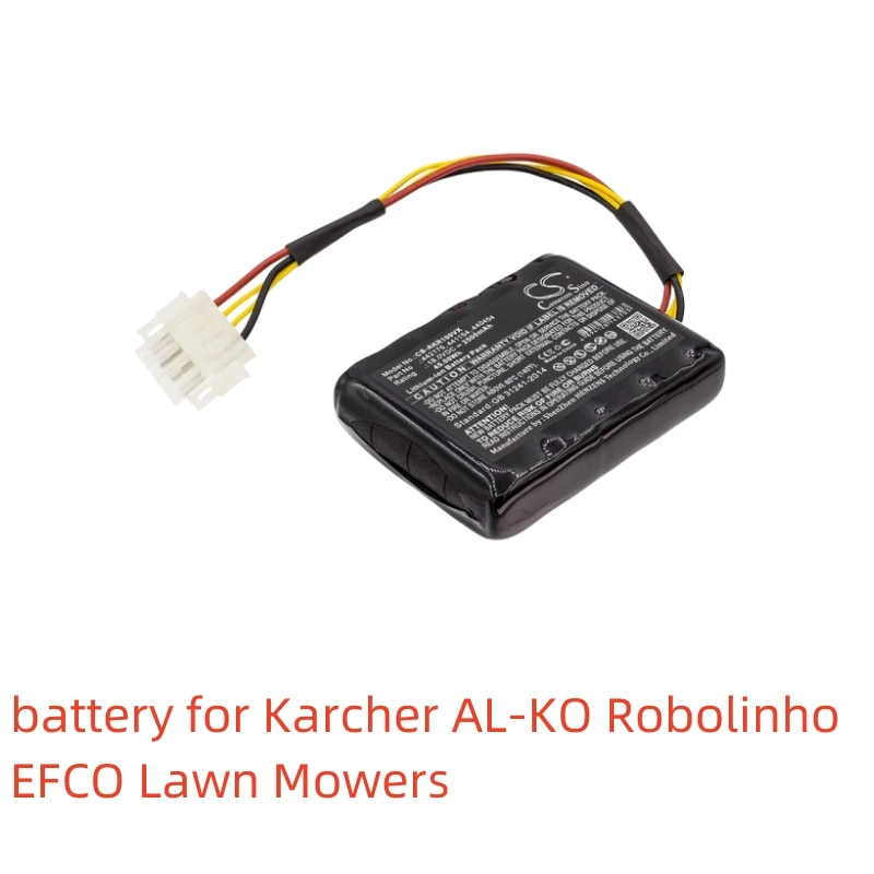 

Li-ion battery for Karcher AL-KO Robolinho EFCO Lawn Mowers,18.0V,2500mAh,RLM4,Robolinho 100,Solo Robolinho 700E,Sirius 700