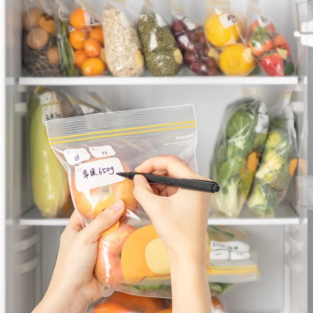 Double Seal Food Sealing Bag Simple 15 Pack Thickened Food Storage Bag Self-sealing Thaw Storage Bag Home
Double Seal Food Sealing Bag Simple 15 Pack Thickened Food Storage Bag Self-sealing Thaw Storage Bag Home
