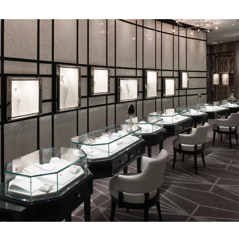 custom.Customized Luxury Interior Showcase Latest Design Fitting Jewelry Display Cabinets For New Jewelry Retail Stores
custom.Customized Luxury Interior Showcase Latest Design Fitting Jewelry Display Cabinets For New Jewelry Retail Stores
