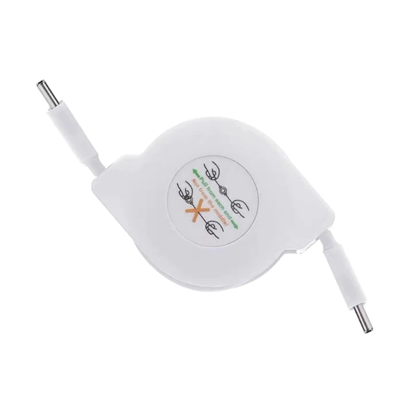

60W PD Type C Retractable Fast Charging Data Sync Cord for Phone Switches Tablet