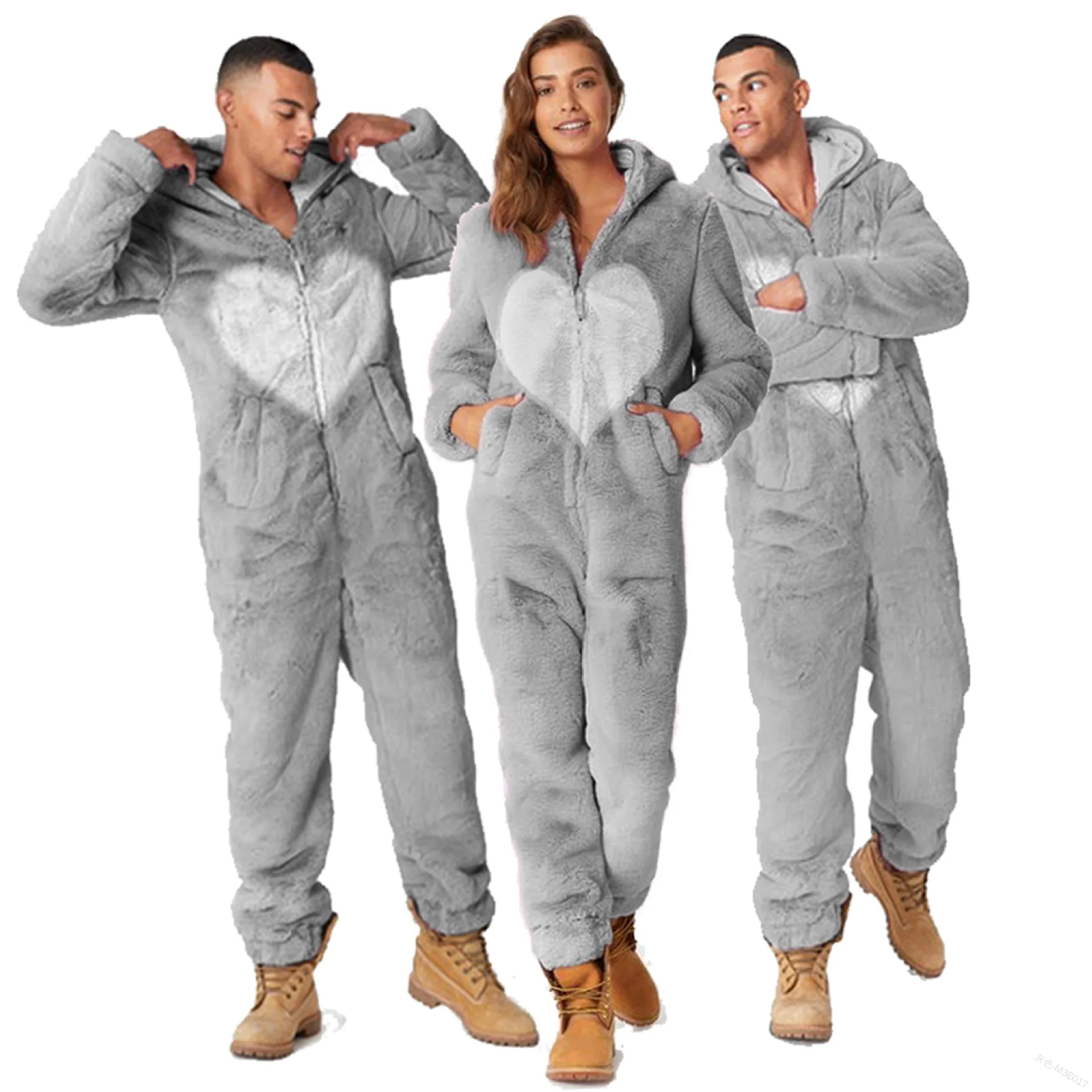 2023 Men's Women's Solid Color Hooded Zipper Love Jumpsuit Fashion Pullover Leisure Pocket Home Wear
2023 Men's Women's Solid Color Hooded Zipper Love Jumpsuit Fashion Pullover Leisure Pocket Home Wear