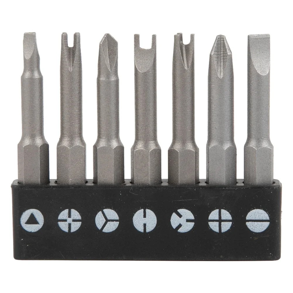 7pcs Special-Shaped Screwdriver Set PH2 U Y Shape Triangle 50mm Cross Three Points Screwdriver Bit Repair Installation
7pcs Special-Shaped Screwdriver Set PH2 U Y Shape Triangle 50mm Cross Three Points Screwdriver Bit Repair Installation