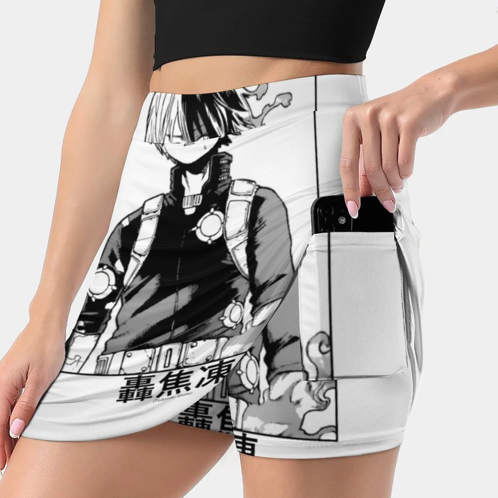 

Todoroki Shōto Women's skirt Aesthetic skirts New Fashion Short Skirts Todoroki Shōto Shouto Shoto Bnha Boku No Hero Academia