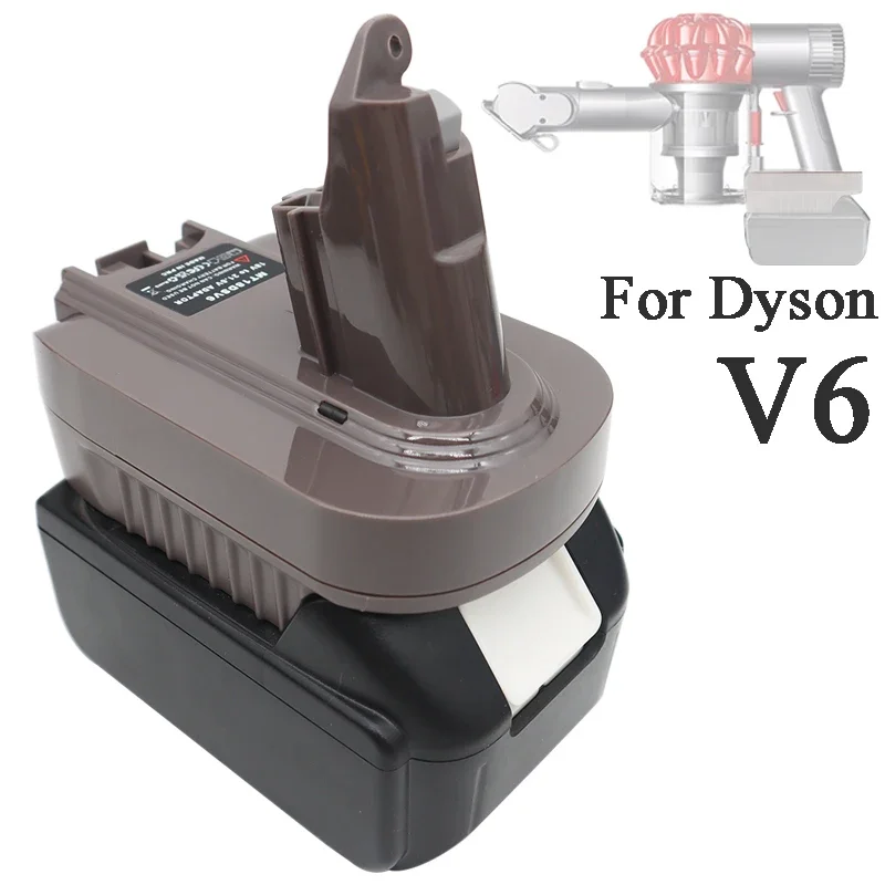 Адаптер для литий-ионной батареи MT18DSV6 DW18DSV6 BPS18DSV6 для Makita, Dewalt, BlackDecker, 18 в, аккумулятор для пылесоса Dyson V6
Адаптер для литий-ионной батареи MT18DSV6 DW18DSV6 BPS18DSV6 для Makita, Dewalt, BlackDecker, 18 в, аккумулятор для пылесоса Dyson V6
