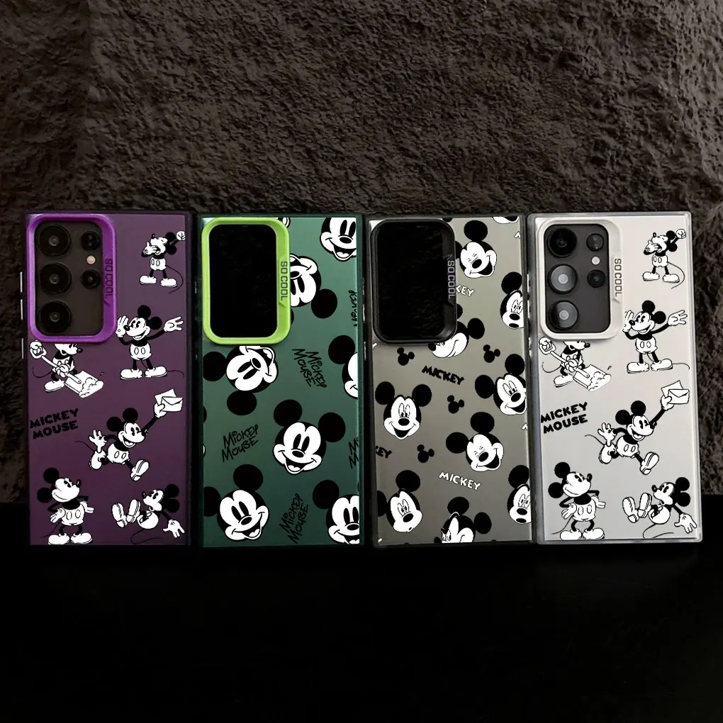 Mickeys Mouse Cute Black White S25 Case For Samsung S25 S24 Ultra Carcasa For Galaxy S23 S22 S21 FE S20 Ultra Plus Phone Cover Mickeys Mouse Cute Black White S25 Case For Samsung S25 S24 Ultra Carcasa For Galaxy S23 S22 S21 FE S20 Ultra Plus Phone Cover