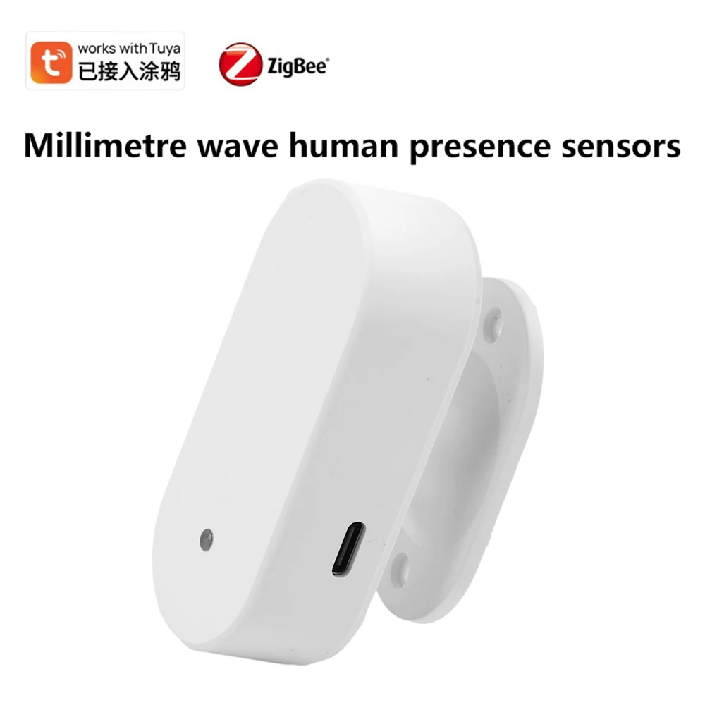 

Tuya WiFi Zigbee Human Presence Detector 5.8G/24G Radar Distance Detection Smart Human Millimeter Wave Radar Body PIR Sensor