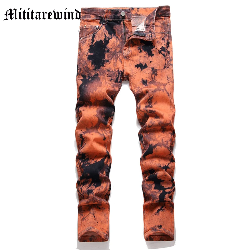 Men's Washed Jeans Colorful Print High Street Slimming Hip Hop Denim Pants Straight Full Length Vintage Y2k Casual Trousers
Men's Washed Jeans Colorful Print High Street Slimming Hip Hop Denim Pants Straight Full Length Vintage Y2k Casual Trousers
