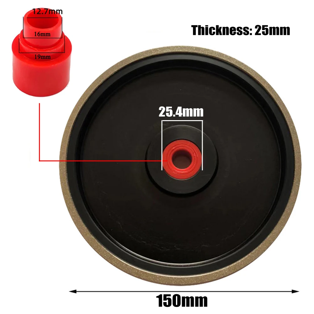 6In Diamond Grinding Wheel Sanding Discs Flap For Metal Polishing 60#/120#/240#/400#/600# 150mm×25.4mm×25mm Grinding Wheel
6In Diamond Grinding Wheel Sanding Discs Flap For Metal Polishing 60#/120#/240#/400#/600# 150mm×25.4mm×25mm Grinding Wheel