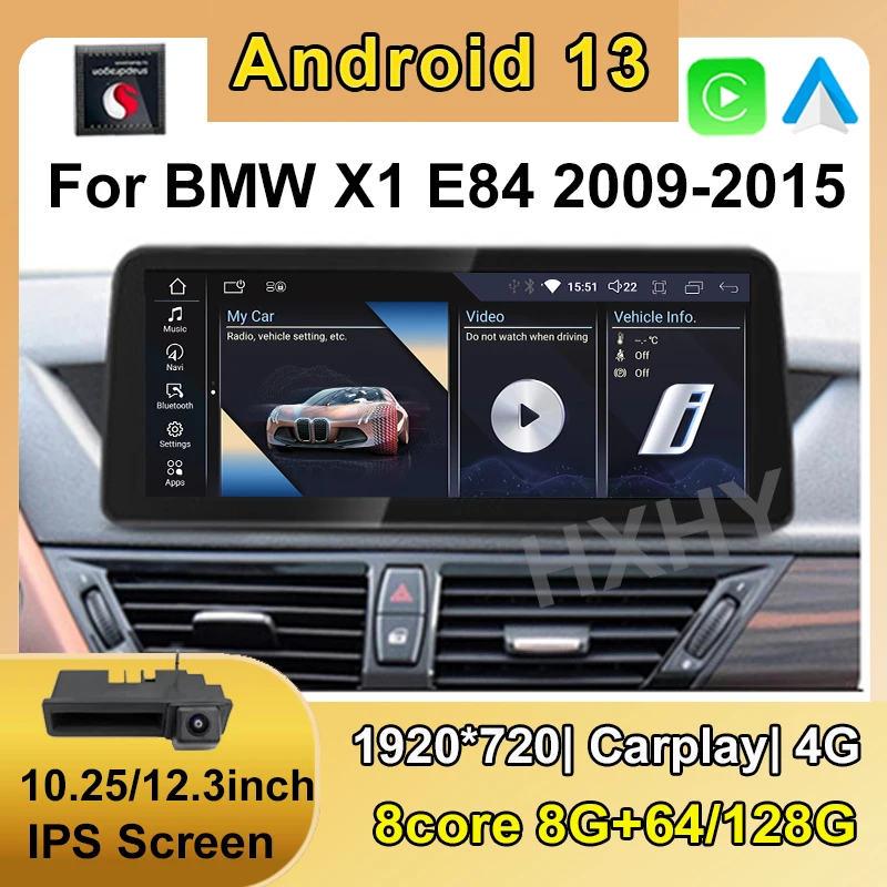 Android 13 Snapdragon Автомобильная интеллектуальная система беспроводной CarPlay 8 + 128G для BMW X1 E84 2009-2015 Автомагнитола мультимедиа 
Android 13 Snapdragon Автомобильная интеллектуальная система беспроводной CarPlay 8 + 128G для BMW X1 E84 2009-2015 Автомагнитола мультимедиа