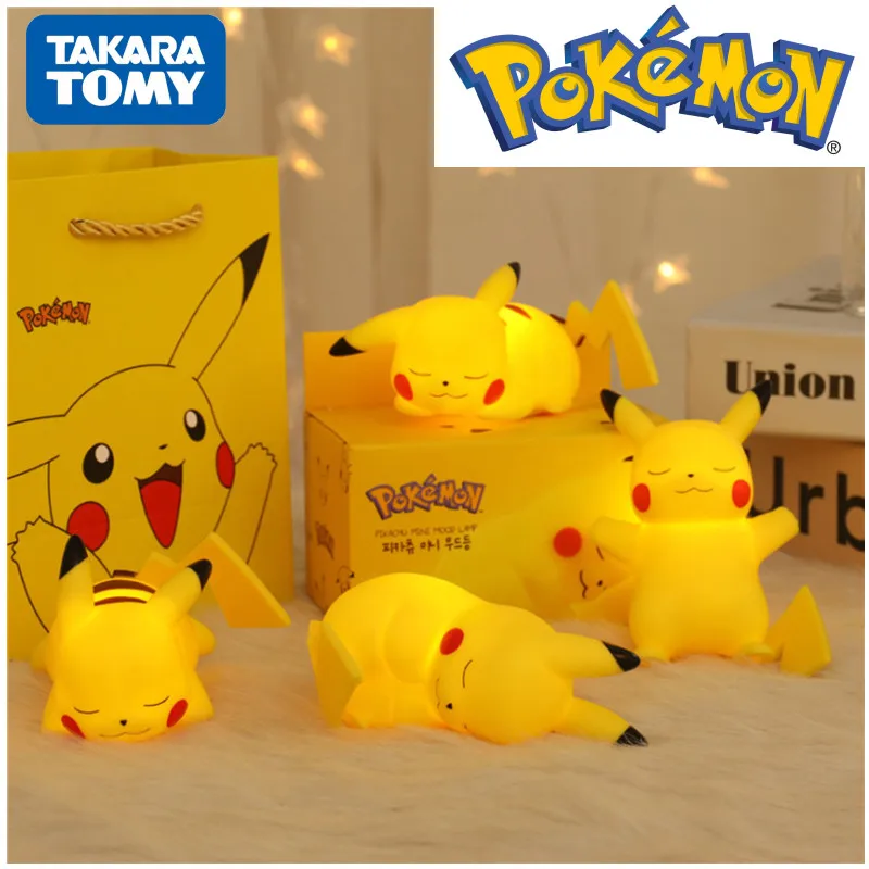 Original Anime Pokemon Bedside Night Light Kawaii Creative Pikaqiu Boys Girls Bedroom Decoration Luminous Toy Children's Gifts
Original Anime Pokemon Bedside Night Light Kawaii Creative Pikaqiu Boys Girls Bedroom Decoration Luminous Toy Children's Gifts