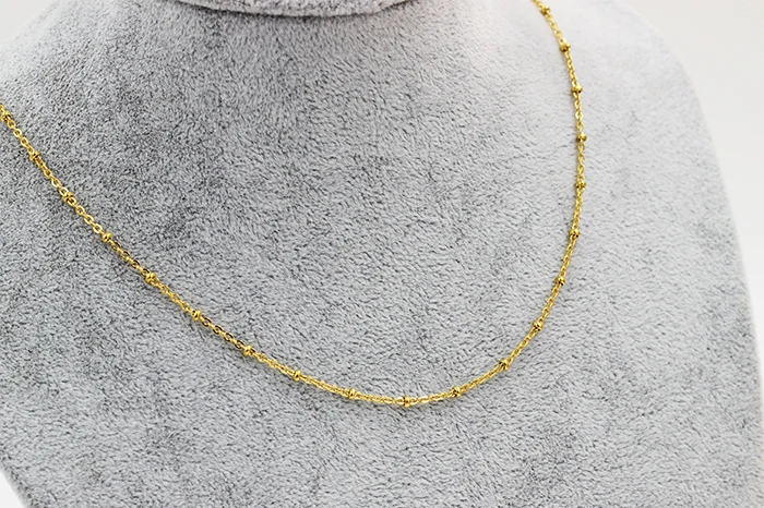 LUXUKISSKIDS 10pcs/Lots Wholesale Bead Chains Necklaces 18/20/22/24inch 2mm Chain With Beads Jewelry Accessories For Making Part 5 Sc62ab406298a4a1692fb98f6cdc3ff7dD