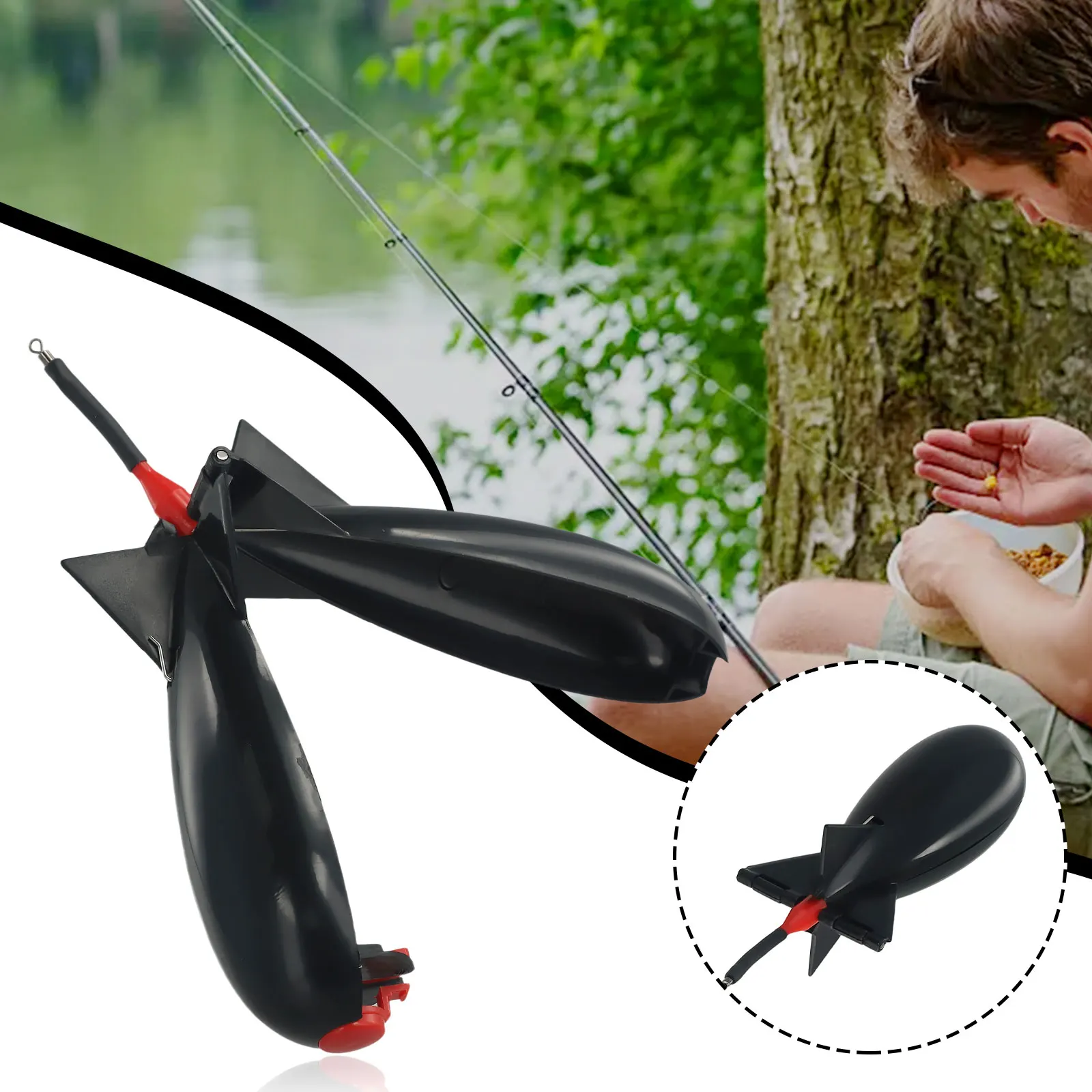1*Fishing Rocket Feeder Fishing Equipment For Any Bait Float Lure Bait Holder Pellet Rocket Feeder Carp Fishing Rocket Feeder
1*Fishing Rocket Feeder Fishing Equipment For Any Bait Float Lure Bait Holder Pellet Rocket Feeder Carp Fishing Rocket Feeder