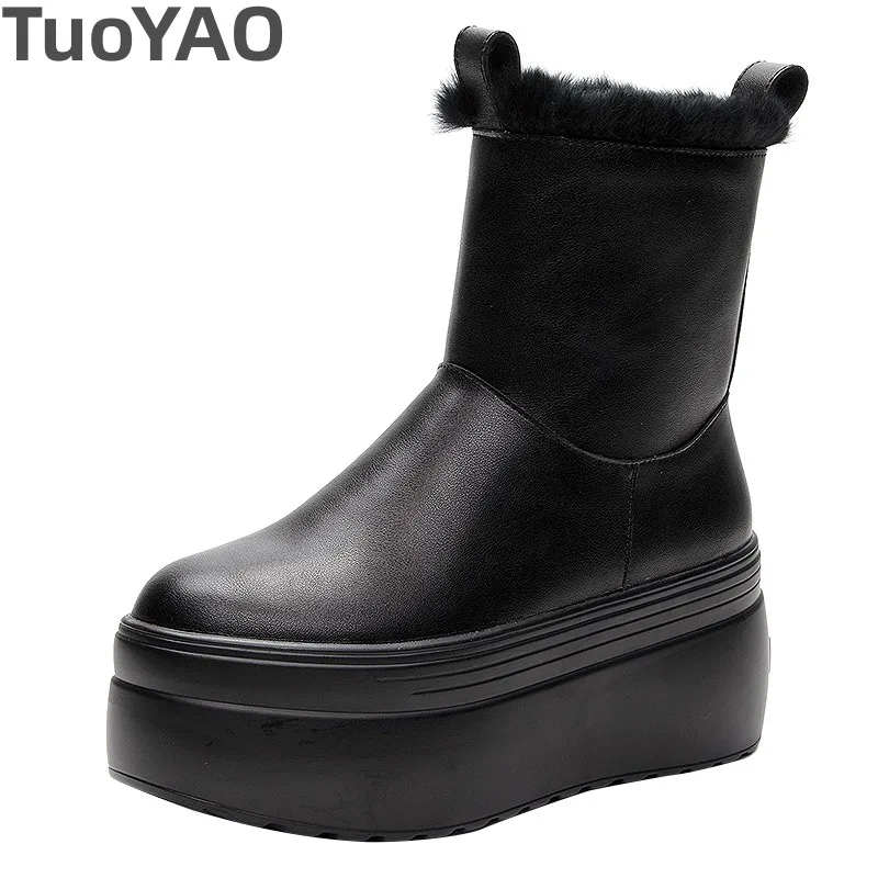 8cm New Genuine Leather Platform Wedge Hidden Heel Women Ankle Boots Casual Chunky Sneakers High Heels Autumn Winter Shoes
8cm New Genuine Leather Platform Wedge Hidden Heel Women Ankle Boots Casual Chunky Sneakers High Heels Autumn Winter Shoes