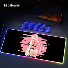 Large XXL Mouse Pad RGB Zero Two Computer Gamer Gaming Mousepad Led Backlight Mouse Pad Rubber Carpet Keyboard Desk Play Mats
Large XXL Mouse Pad RGB Zero Two Computer Gamer Gaming Mousepad Led Backlight Mouse Pad Rubber Carpet Keyboard Desk Play Mats