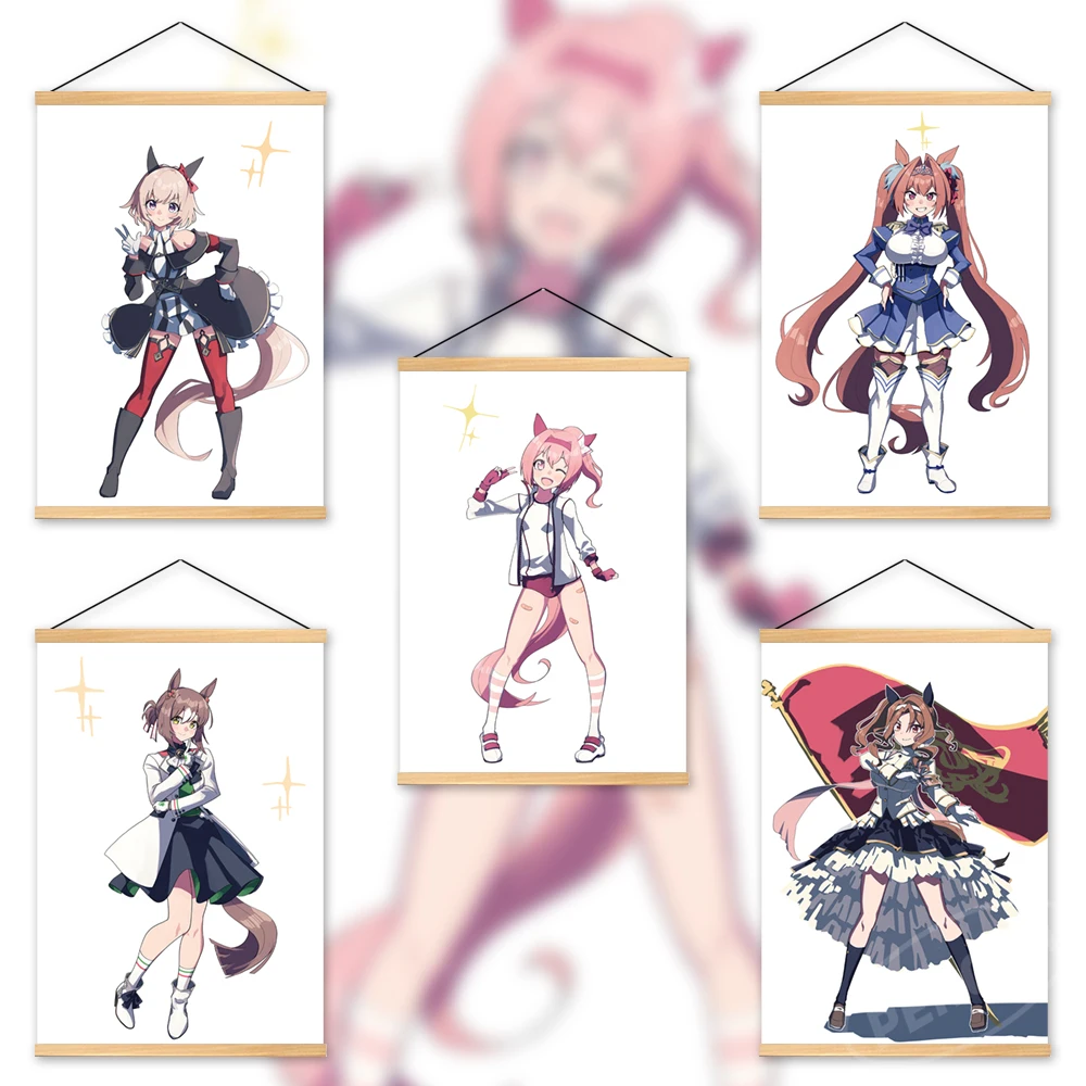 Canvas Wooden Pretty Derby Hanging Prints Haru Urara Modular Wall Art Game HD Pictures Mejiro McQueen Painting Poster Home Decor
Canvas Wooden Pretty Derby Hanging Prints Haru Urara Modular Wall Art Game HD Pictures Mejiro McQueen Painting Poster Home Decor