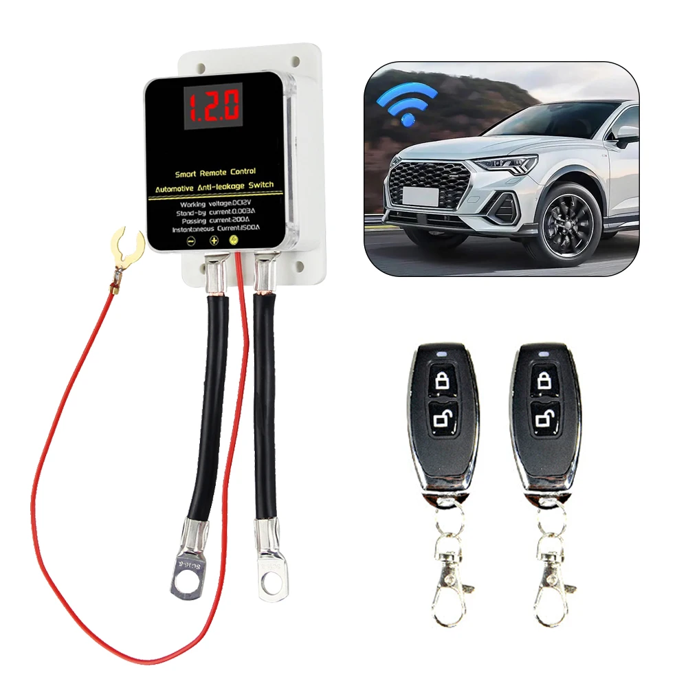 Universal 12V 1500A Remote Battery Disconnect Switch Automatic Power Shut Off Switch Car Battery Remote Control Switch Parts
Universal 12V 1500A Remote Battery Disconnect Switch Automatic Power Shut Off Switch Car Battery Remote Control Switch Parts