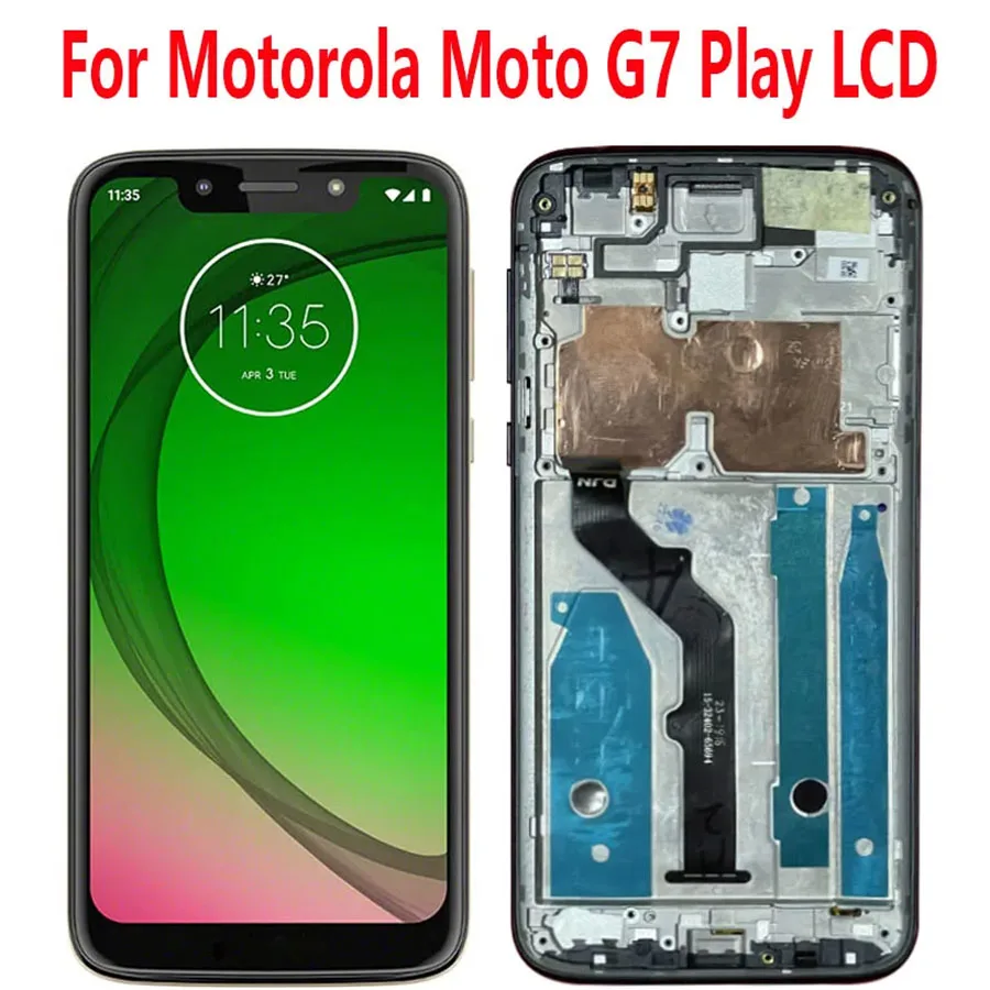 

5.7"For Motorola Moto G7 Play LCD Display Touch Screen Digitizer Assembly Replacement For Moto G7 Play LCD XT1952-4, XT1952-5