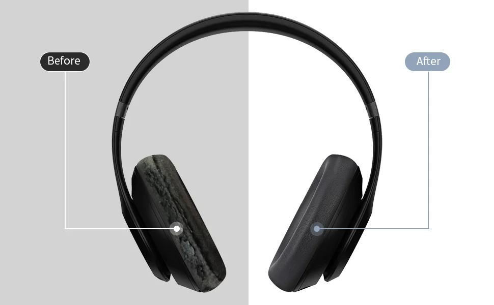 KUTOU Replacement Ear Pads for Beats Studio Pro Wireless Headphones Memory Foam Earpads Studio Pro Ear Cushions Accessories KUTOU Replacement Ear Pads for Beats Studio Pro Wireless Headphones Memory Foam Earpads Studio Pro Ear Cushions Accessories