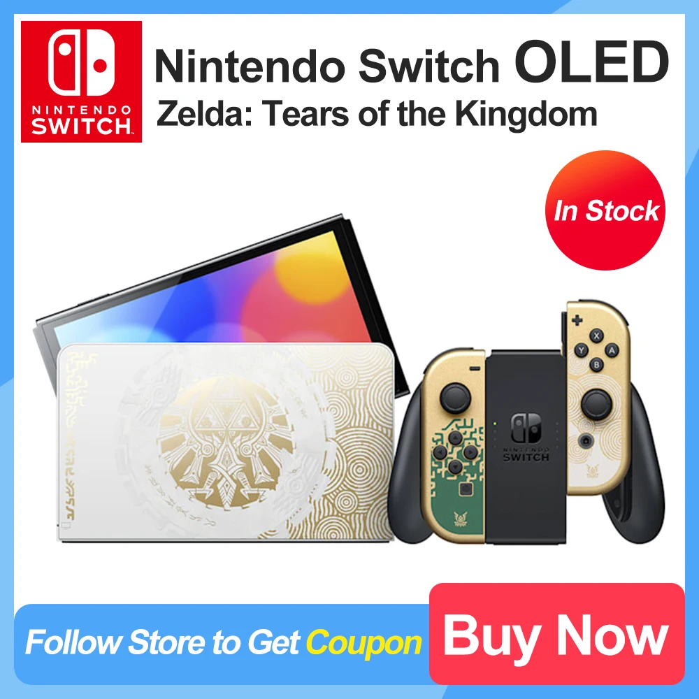 

Nintendo Switch OLED The Legend of Zelda Tears of the Kingdom Game Console Limited Edition 7 Inch OLED Touch Screen