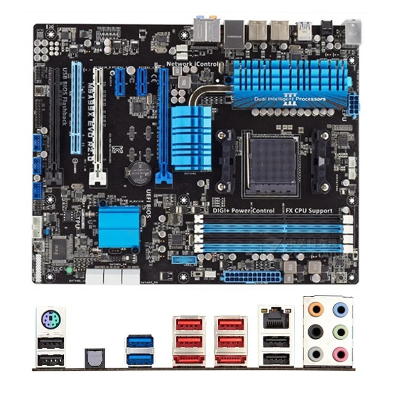 Материнская плата AMD 990X 990FX M5A99X EVO R2.0, б/у оригинальная розетка AM3 + AM3 DDR3 32 Гб USB3.0 SATA3, десктопная материнская плата
Материнская плата AMD 990X 990FX M5A99X EVO R2.0, б/у оригинальная розетка AM3 + AM3 DDR3 32 Гб USB3.0 SATA3, десктопная материнская плата